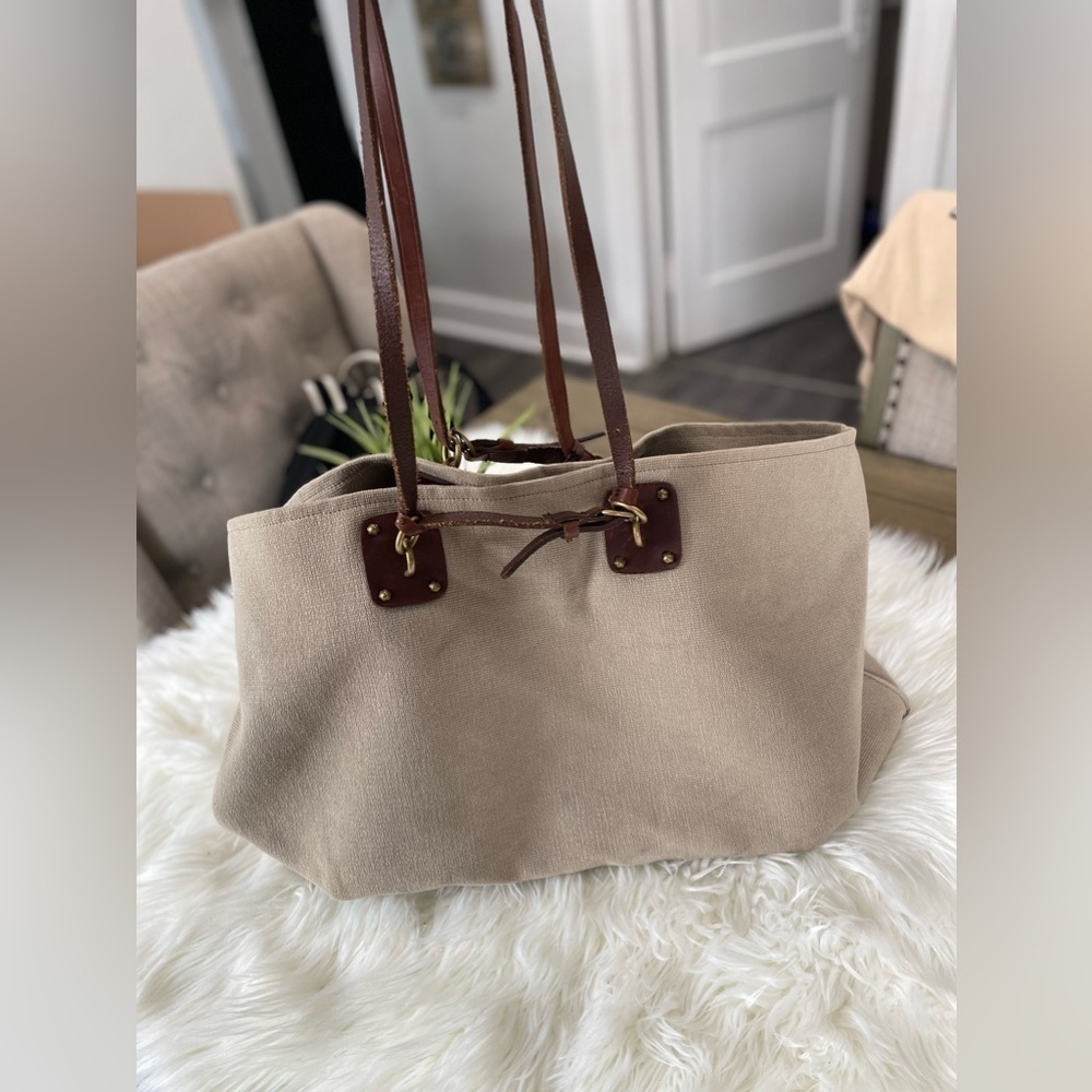 Bottega Veneta Sardegna Tote Canvas With Leather XL
